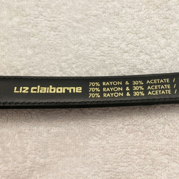 Vintage Liz Claiborne Black Velvet Belt, Whimsygoth, Coquette Witchycore 1998 - Picture 6 of 7